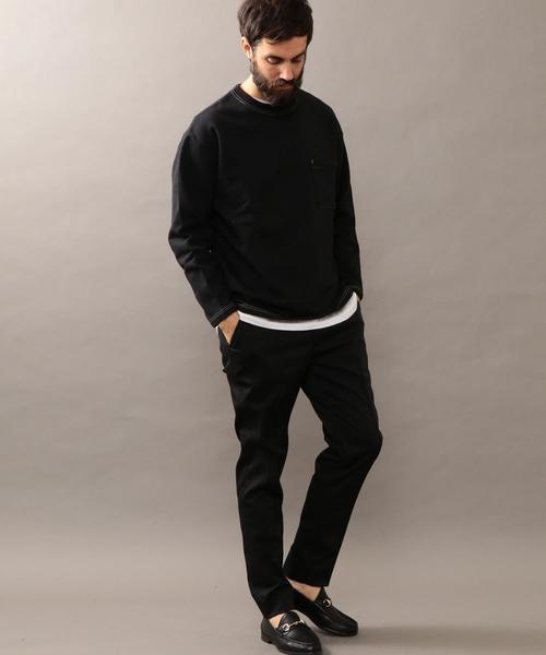 BEAUTY&YOUTH UNITED ARROWS(ビューティーアンドユースユナイテッドアローズ)の「BY ガーメントダイ ワイド スウェット ◆(スウェット・メンズ・ライラック/ライトピンク/ブラック・LARGE/SMALL/X-LARGE/MEDIUM)」の13枚目の写真