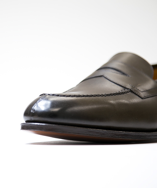 エドワードグリーン　紺色スエードローファー　サイズ9.5 エドワードグリーン 紺色スエードローファー サイズ9.5 - メルカリ