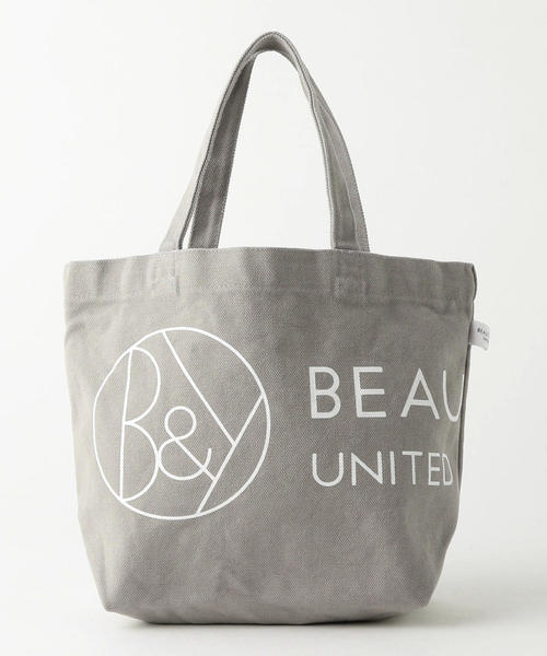 BEAUTY&YOUTH UNITED ARROWS（ビューティーアンドユースユナイテッドアローズ）の「BY キャンバスロゴトートバッグ ◇（トートバッグ・レディース・ホワイト/ブラック/コバルトブルー/ブラウン/ワインレッド/オリーブ/グレー/オレンジ系その他/ダークグレー/オレンジ/イエロー/ダークグリーン/パープル/マスタード/ロイヤルブルー/ベージュ/その他1・フリー）」の4枚目の写真