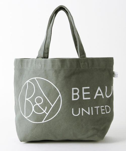 BEAUTY&YOUTH UNITED ARROWS（ビューティーアンドユースユナイテッドアローズ）の「BY キャンバスロゴトートバッグ ◇（トートバッグ・レディース・ホワイト/ブラック/コバルトブルー/ブラウン/ワインレッド/オリーブ/グレー/オレンジ系その他/ダークグレー/オレンジ/イエロー/ダークグリーン/パープル/マスタード/ロイヤルブルー/ベージュ/その他1・フリー）」の9枚目の写真