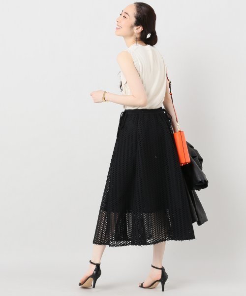 IENA(イエナ)の「レースボリュームスカート◆(スカート・レディース・ブラック/ホワイト・36/38)」の13枚目の写真
