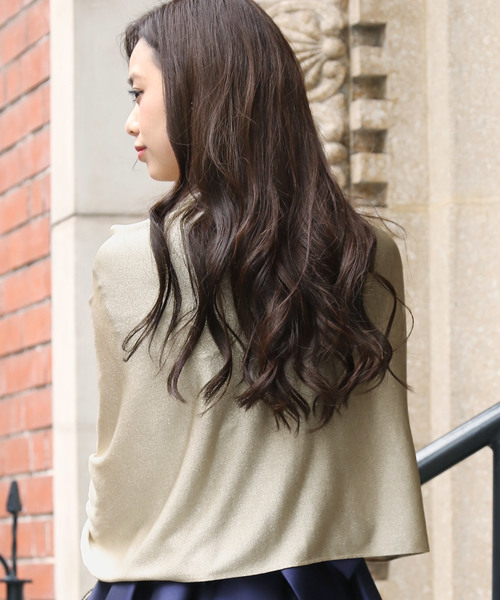 PourVous（プールヴー）の「フリンジショール・ストール結婚式 オケージョン フォーマル  二次会 お呼ばれ（ストール/ショール・レディース・ブラック/シャンパン・FREE）」の5枚目の写真