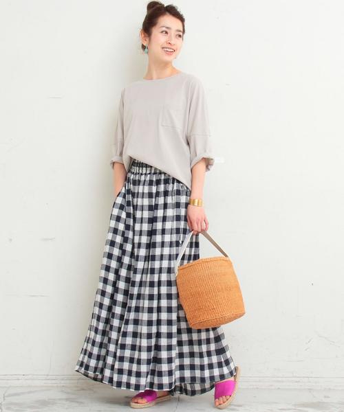 BEAUTY&YOUTH UNITED ARROWS（ビューティーアンドユースユナイテッドアローズ）の「BY∴ ドルマンポケット6分袖カットソー ◆（Tシャツ/カットソー・レディース・ホワイト/ブラック/ナチュラル/マスタード/オリーブ/ダークグリーン・FREE）」の9枚目の写真