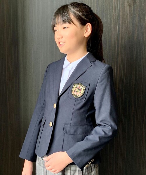 COMME CA ISM(コムサイズム)の「紺ブレザー(女の子向け)(110-130cm)(テーラードジャケット・キッズ・ネイビー・120cm/130cm/110cm)」の8枚目の写真