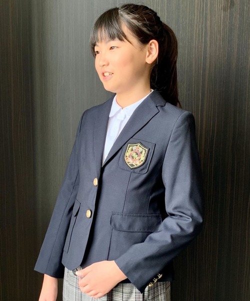 COMME CA ISM(コムサイズム)の「紺ブレザー(女の子向け)(110-130cm)(テーラードジャケット・キッズ・ネイビー・120cm/130cm/110cm)」の5枚目の写真