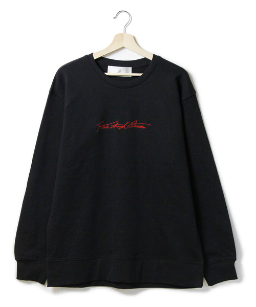 knock through abstraction（ノックスルーアブストラクション）の「【knock through abstraction/ノックスルーアブストラクション】sign logo over size sweat/サインロゴオーバーサイズ刺繍スウェット（スウェット・レディース・その他11/その他12/その他13/その他14・M/L）」の3枚目の写真