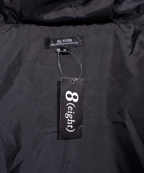 ８(eight)（エイト）の「中綿 ジャケット ナイロン ブルゾン アウトドア（ダウンジャケット/コート・メンズ・ブラック/ベージュ/カーキ/ワイン・MEDIUM/LARGE/X-LARGE）」の13枚目の写真