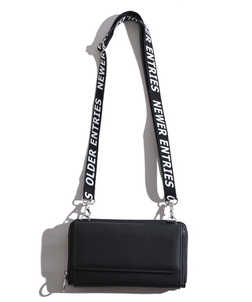 WEGO（ウィゴー）の「WEGO/柄テープウォレットショルダーバッグ（ショルダーバッグ・レディース・ホワイト/シルバー/ブラック・FREE）」の9枚目の写真