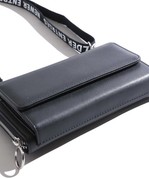 WEGO（ウィゴー）の「WEGO/柄テープウォレットショルダーバッグ（ショルダーバッグ・レディース・ホワイト/シルバー/ブラック・FREE）」の12枚目の写真