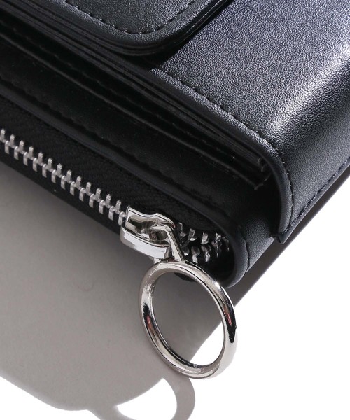 WEGO（ウィゴー）の「WEGO/柄テープウォレットショルダーバッグ（ショルダーバッグ・レディース・ホワイト/シルバー/ブラック・FREE）」の14枚目の写真