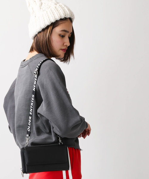 WEGO（ウィゴー）の「WEGO/柄テープウォレットショルダーバッグ（ショルダーバッグ・レディース・ホワイト/シルバー/ブラック・FREE）」の16枚目の写真