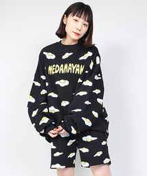 PUNYUS | 目玉焼き総柄スウェットショーパン(その他パンツ)