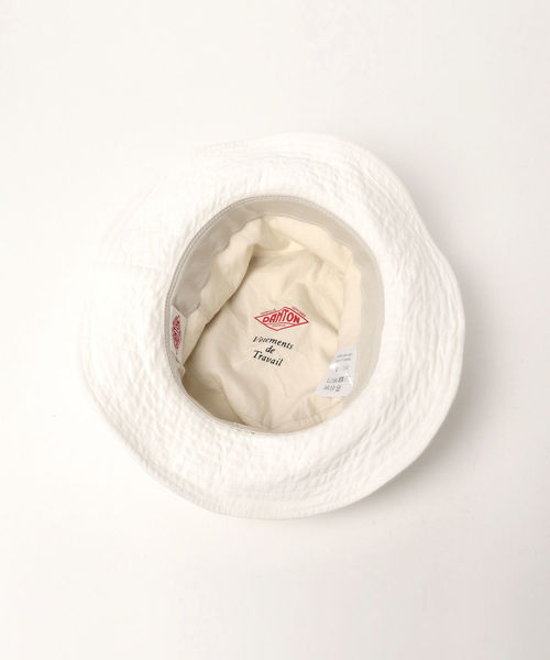 DANTON（ダントン）の「DANTON / コットンツイル ハット（ハット・レディース・ホワイト・ONE SIZE）」の6枚目の写真