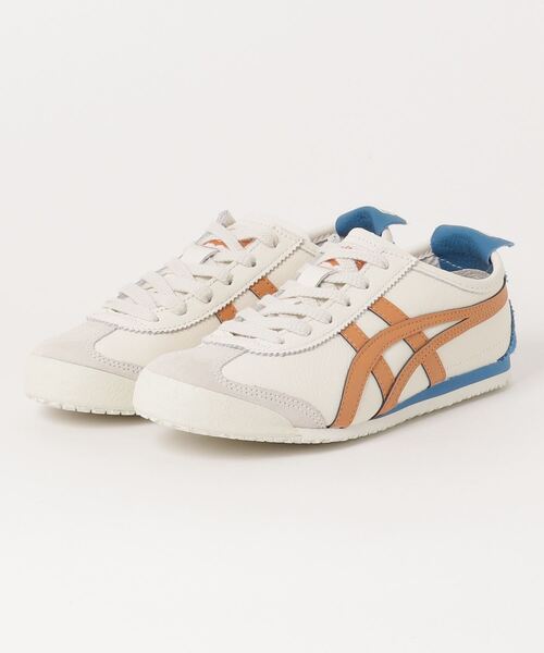 Onitsuka Tiger（オニツカタイガー）の「MEXICO 66 / メキシコ 66（スニーカー・メンズ・ホワイト×ブルー/クリーム/ベビーピンク/ホワイト×レッド/ダークネイビー/ホワイト系その他/ベージュ系その他/ベージュ系その他2/ホワイト×ネイビー/ホワイト×グリーン/ベージュ系その他3/ブラウン系その他/レッド系その他/パイングリーン系/ベージュ系その他4/ホワイト×パープル/グリーン系その他/ブルー系その他3/ダークグリーン/オレンジ/ブルー系その他2/ベージュ系その他6/ベージュ系その他5/ベージュ系/ベージュ系その他7/ベージュ系2/ベージュ系1/ベージュ系3/グリーン系その他2/ブラック系その他/グリーン系その他3/ベージュ系4/ネイビー系/ホワイト×ブラック/ベージュ系5・23/24/25/26/27/28/25.5/26.5/27.5/24.5/23.5/22.5/28.5/29/31/30）」の20枚目の写真