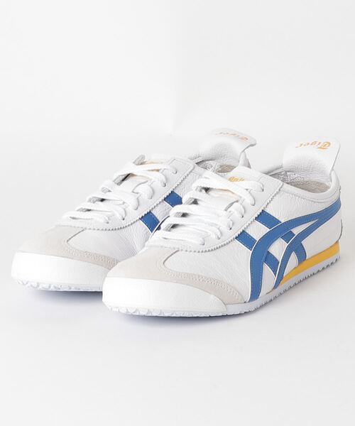 Onitsuka Tiger（オニツカタイガー）の「MEXICO 66 / メキシコ 66（スニーカー・メンズ・ホワイト×ブルー/クリーム/ベビーピンク/ホワイト×レッド/ダークネイビー/ホワイト系その他/ベージュ系その他/ベージュ系その他2/ホワイト×ネイビー/ホワイト×グリーン/ベージュ系その他3/ブラウン系その他/レッド系その他/パイングリーン系/ベージュ系その他4/ホワイト×パープル/グリーン系その他/ブルー系その他3/ダークグリーン/オレンジ/ブルー系その他2/ベージュ系その他6/ベージュ系その他5/ベージュ系/ベージュ系その他7/ベージュ系2/ベージュ系1/ベージュ系3/グリーン系その他2/ブラック系その他/グリーン系その他3/ベージュ系4/ネイビー系/ホワイト×ブラック/ベージュ系5・23/24/25/26/27/28/25.5/26.5/27.5/24.5/23.5/22.5/28.5/29/31/30）」の4枚目の写真