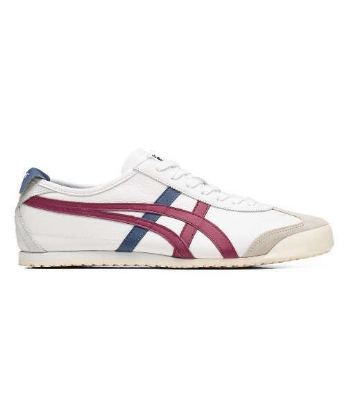 Onitsuka Tiger（オニツカタイガー）の「MEXICO 66 / メキシコ 66（スニーカー・メンズ・ホワイト×ブルー/クリーム/ベビーピンク/ホワイト×レッド/ダークネイビー/ホワイト系その他/ベージュ系その他/ベージュ系その他2/ホワイト×ネイビー/ホワイト×グリーン/ベージュ系その他3/ブラウン系その他/レッド系その他/パイングリーン系/ベージュ系その他4/ホワイト×パープル/グリーン系その他/ブルー系その他3/ダークグリーン/オレンジ/ブルー系その他2/ベージュ系その他6/ベージュ系その他5/ベージュ系/ベージュ系その他7/ベージュ系2/ベージュ系1/ベージュ系3/グリーン系その他2/ブラック系その他/グリーン系その他3/ベージュ系4/ネイビー系/ホワイト×ブラック/ベージュ系5・23/24/25/26/27/28/25.5/26.5/27.5/24.5/23.5/22.5/28.5/29/31/30）」の7枚目の写真