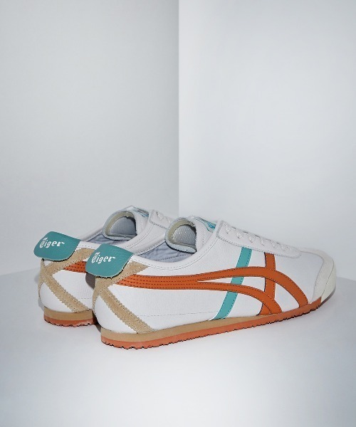 Onitsuka Tiger（オニツカタイガー）の「MEXICO 66 / メキシコ 66（スニーカー・メンズ・ホワイト×ブルー/クリーム/ベビーピンク/ホワイト×レッド/ダークネイビー/ホワイト系その他/ベージュ系その他/ベージュ系その他2/ホワイト×ネイビー/ホワイト×グリーン/ベージュ系その他3/ブラウン系その他/レッド系その他/パイングリーン系/ベージュ系その他4/ホワイト×パープル/グリーン系その他/ブルー系その他3/ダークグリーン/オレンジ/ブルー系その他2/ベージュ系その他6/ベージュ系その他5/ベージュ系/ベージュ系その他7/ベージュ系2/ベージュ系1/ベージュ系3/グリーン系その他2/ブラック系その他/グリーン系その他3/ベージュ系4/ネイビー系/ホワイト×ブラック/ベージュ系5・23/24/25/26/27/28/25.5/26.5/27.5/24.5/23.5/22.5/28.5/29/31/30）」の16枚目の写真