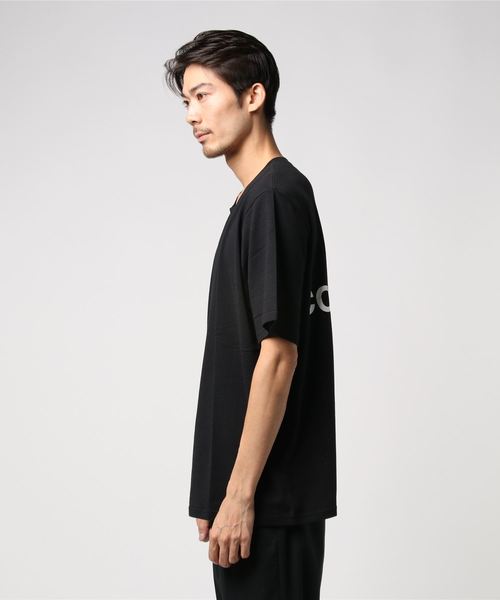 VENCEEXCHANGE（ヴァンスエクスチェンジ）の「ロゴ5分袖メッシュTシャツ（Tシャツ/カットソー・メンズ・ホワイト/ブラック・M/L）」の3枚目の写真