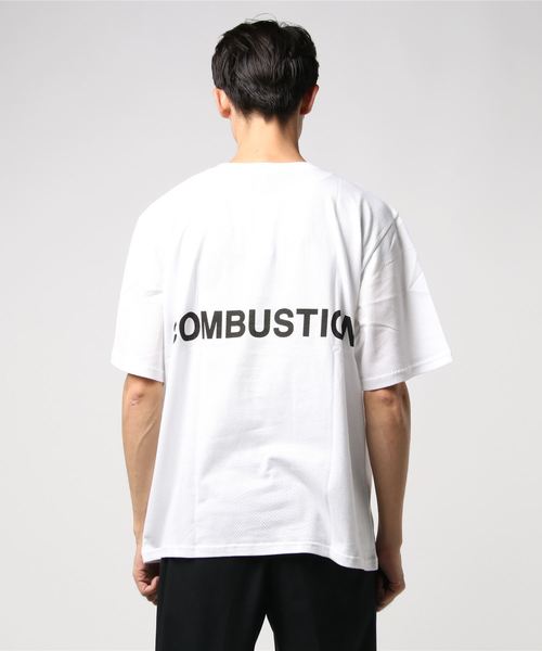 VENCEEXCHANGE（ヴァンスエクスチェンジ）の「ロゴ5分袖メッシュTシャツ（Tシャツ/カットソー・メンズ・ホワイト/ブラック・M/L）」の5枚目の写真