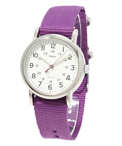 TIMEX（タイメックス）の「WEEKENDER MIDSIZE T2P226,227,228【WOMEN】（アナログ腕時計・レディース・カーキ/パープル/ブルー・FREE）」の3枚目の写真