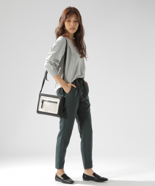 BAYFLOW（ベイフロー）の「テーパードロストパンツ（その他パンツ・レディース・チャコール/ブラック/ベビーピンク/ベージュ/グリーン/グレー・X-SMALL/MEDIUM/SMALL）」の21枚目の写真