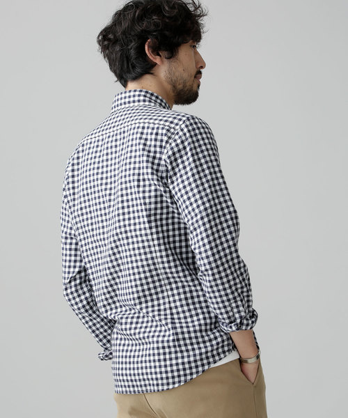 NANO universe(ナノユニバース)の「Thermolite 起毛ネルシャツ(シャツ/ブラウス・メンズ・ホワイト/ベージュ/パープル/ネイビー/その他1/その他2・SMALL/MEDIUM/LARGE/X-LARGE)」の8枚目の写真