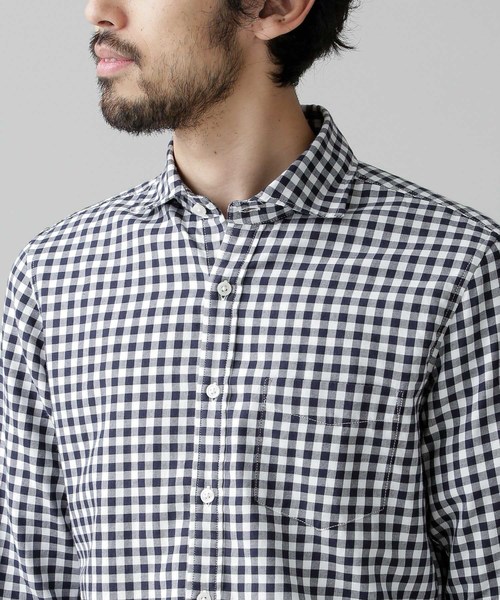 NANO universe(ナノユニバース)の「Thermolite 起毛ネルシャツ(シャツ/ブラウス・メンズ・ホワイト/ベージュ/パープル/ネイビー/その他1/その他2・SMALL/MEDIUM/LARGE/X-LARGE)」の12枚目の写真