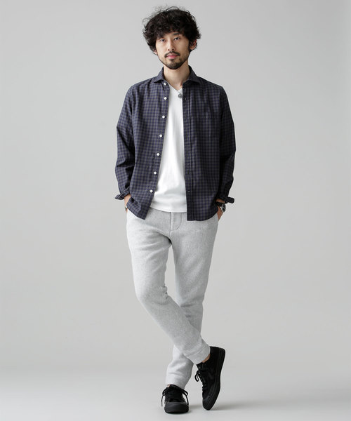 NANO universe(ナノユニバース)の「Thermolite 起毛ネルシャツ(シャツ/ブラウス・メンズ・ホワイト/ベージュ/パープル/ネイビー/その他1/その他2・SMALL/MEDIUM/LARGE/X-LARGE)」の13枚目の写真