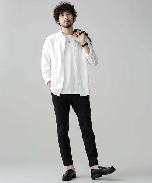 NANO universe(ナノユニバース)の「Thermolite 起毛ネルシャツ(シャツ/ブラウス・メンズ・ホワイト/ベージュ/パープル/ネイビー/その他1/その他2・SMALL/MEDIUM/LARGE/X-LARGE)」の11枚目の写真