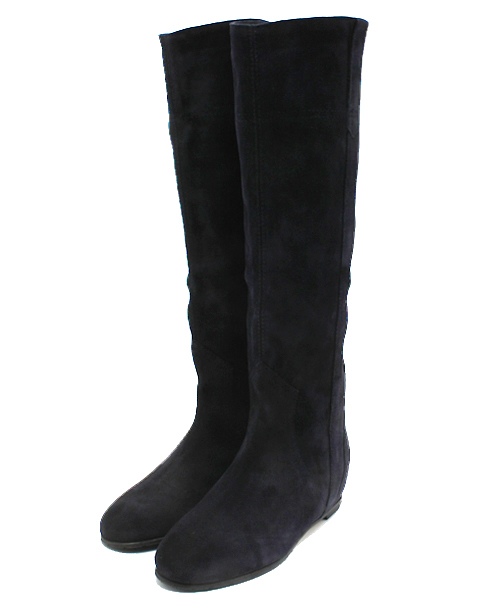 BEAUTY&YOUTH UNITED ARROWS(ビューティーアンドユースユナイテッドアローズ)の「BYSF FABIO RUSCONI インヒールロングブーツ ◆(ブーツ・レディース・ブラック/ダークグレー/ネイビー・36h/37/35h/36/37h/38)」の1枚目の写真