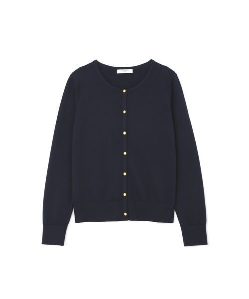 NATURAL BEAUTY BASIC（ナチュラルビューティーベーシック）の「【with 3月号掲載】コットンポリエステルベーシックカーディガン（カーディガン/ボレロ・レディース・ネイビー/オフホワイト/イエロー/グリーン・MEDIUM）」の13枚目の写真