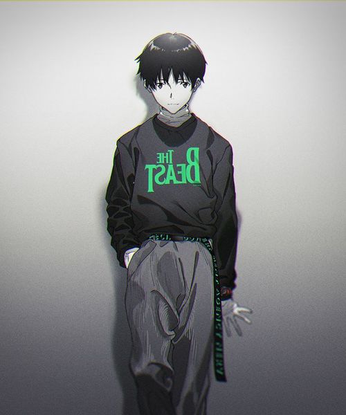 RADIO EVA(ラヂオエヴァ)の「RADIO EVA 538 THE BEAST BIG Sweat(スウェット・メンズ・ブラック×グリーン/グレー・FREE/LARGE/MEDIUM/X-LARGE)」の7枚目の写真