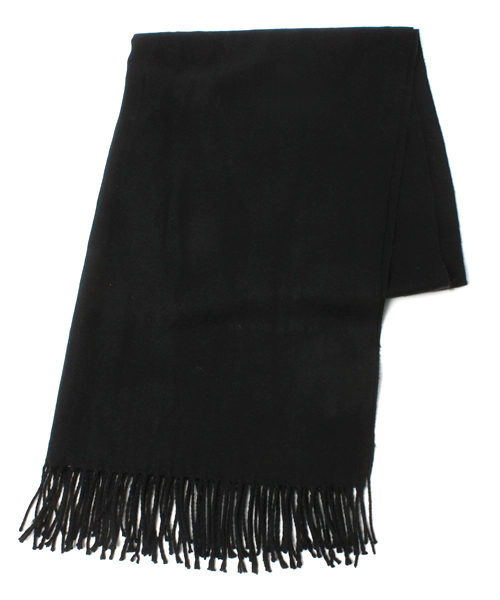 WEGO（ウィゴー）の「WEGO/無地ストール（ストール/ショール・レディース・ワイン/ブラック・FREE）」の2枚目の写真