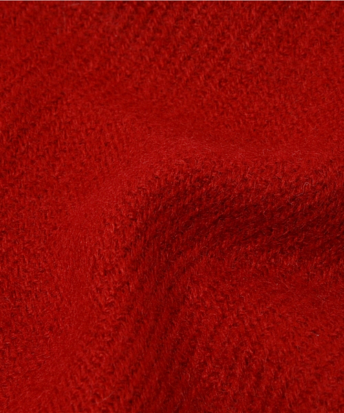 WEGO（ウィゴー）の「WEGO/無地ストール（ストール/ショール・レディース・ワイン/ブラック・FREE）」の7枚目の写真