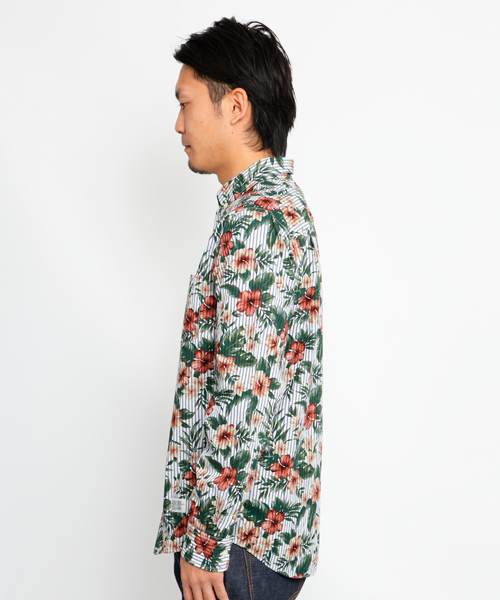 SILAS（サイラス）の「CALLING SHIRT（シャツ/ブラウス・メンズ・カモフラージュ/マルチ/ブラック/ブルー・1/2/3）」の8枚目の写真