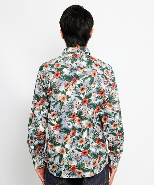 SILAS（サイラス）の「CALLING SHIRT（シャツ/ブラウス・メンズ・カモフラージュ/マルチ/ブラック/ブルー・1/2/3）」の9枚目の写真