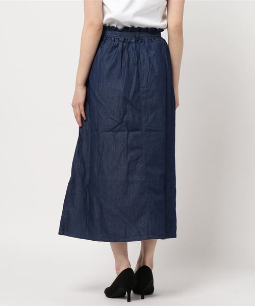 AMERICAN HOLIC（アメリカンホリック）の「デニムギャザースカート＊（デニムスカート・レディース・インディゴブルー・FREE）」の2枚目の写真