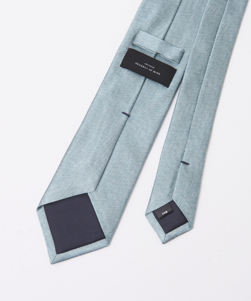 ABAHOUSE（アバハウス）の「【Recency of Mine】メランジソリッドタイ（ネクタイ・メンズ・カーキ/サックスブルー・フリー）」の9枚目の写真