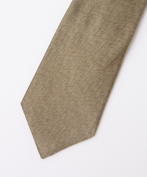 ABAHOUSE（アバハウス）の「【Recency of Mine】メランジソリッドタイ（ネクタイ・メンズ・カーキ/サックスブルー・フリー）」の5枚目の写真
