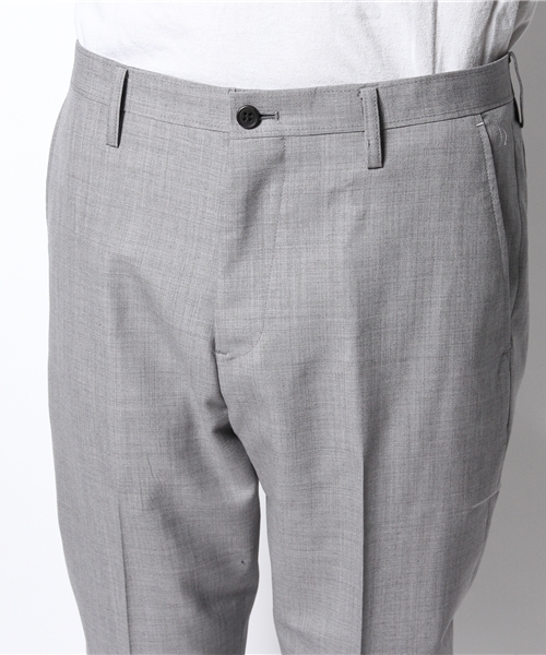 And A（アンドエー）の「WOOLトロSLIMアンクルSLACKS（スラックス・メンズ・グレー/グリーン/ネイビー・42/44）」の6枚目の写真