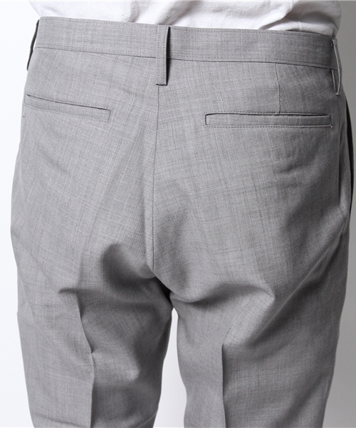 And A（アンドエー）の「WOOLトロSLIMアンクルSLACKS（スラックス・メンズ・グレー/グリーン/ネイビー・42/44）」の7枚目の写真