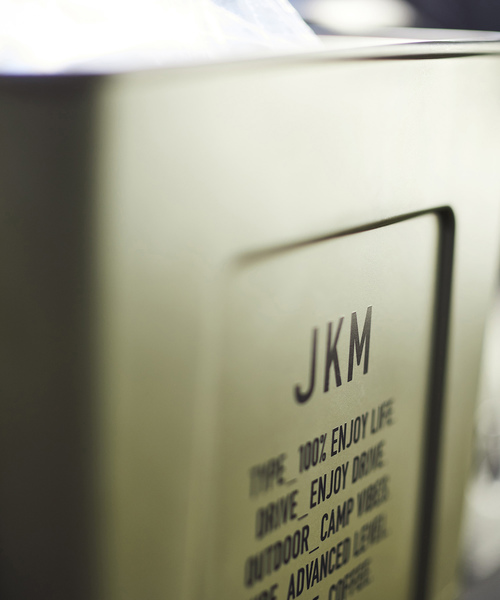 JKM（ジェイケイエム）の「JKM　スクエアダストボックス（ダストボックス・レディース・ネイビー/ダークグレー/オリーブドラブ・ONE SIZE）」の4枚目の写真