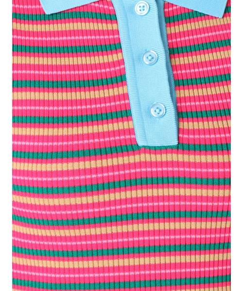 jouetie（ジュエティ）の「バイカラーニットポロ（ポロシャツ・レディース・ブラック/ピンク/パープル/その他1・MEDIUM）」の10枚目の写真