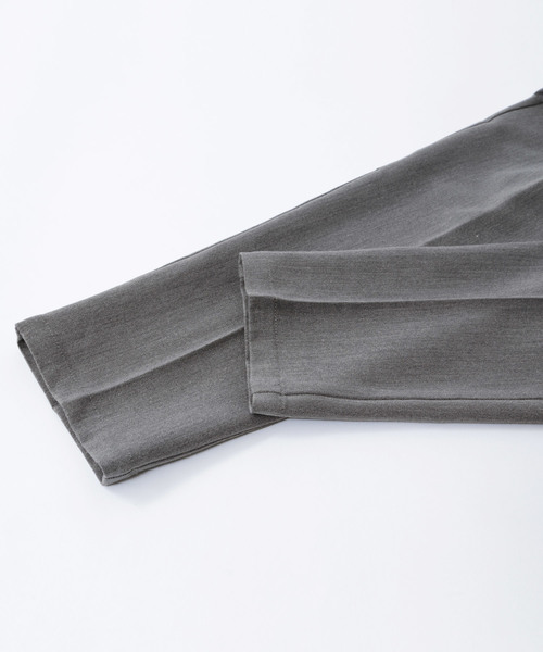 MONO-MART（モノマート）の「TRストレッチスーツ地フルレングスタックテーパードパンツ(MONO-MART)（スラックス・メンズ・ブラック/ネイビー/ブラウン/ブラック系その他/グレー系その他/ブラウン系その他/ベージュ系その他/チャコール/グリーン/ライラック/ホワイト/スモークピンク/サックスブルー/ライトグレー・S/M/L）」の20枚目の写真