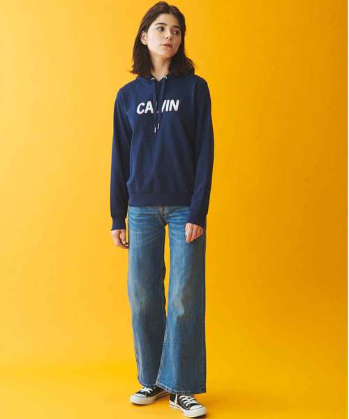 Calvin Klein Jeans（カルヴァンクラインジーンズ）の「アーカイブ アイコンズ ワイド パンツ レッグ アンクル ジーンズ（デニムパンツ・レディース・インディゴブルー・25/26/24/27/28）」の7枚目の写真