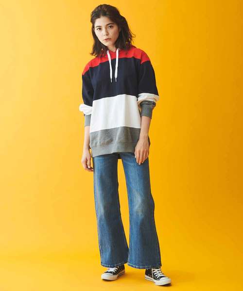 Calvin Klein Jeans（カルヴァンクラインジーンズ）の「アーカイブ アイコンズ ワイド パンツ レッグ アンクル ジーンズ（デニムパンツ・レディース・インディゴブルー・25/26/24/27/28）」の8枚目の写真