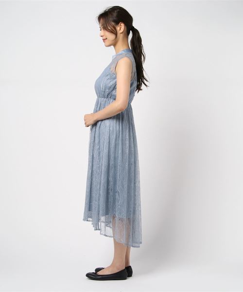 Khaju（カージュ）の「Virca:レースキャミドレス（ワンピース・レディース・ライトグレー/カーキ・ONE SIZE）」の3枚目の写真