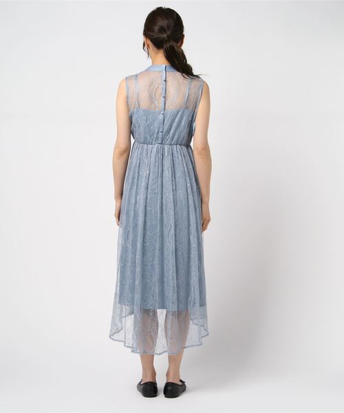 Khaju（カージュ）の「Virca:レースキャミドレス（ワンピース・レディース・ライトグレー/カーキ・ONE SIZE）」の4枚目の写真