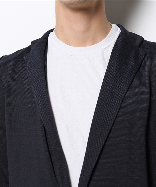 Lui's(ルイス)の「Lui's クールMAXリネン7分ジャケット(カーディガン/ボレロ・メンズ・ブルー/ブラック/ホワイト/グレー・MEDIUM/SMALL/LARGE)」の9枚目の写真