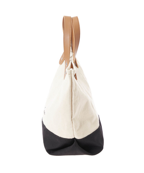 Edit Sheen(エディットシーン)の「エンブロイダリーロゴキャンバストート(トートバッグ・レディース・ブラック/その他/オフホワイト・FREE)」の5枚目の写真